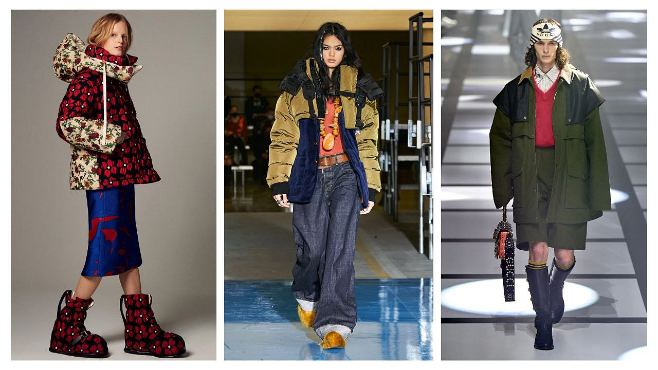 Показы FW'22-23: Moncler, Dsquared2, Gucci, Emporio Armani, Dolce&Gabbana. Источник: Vogue.