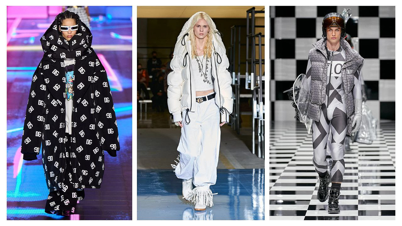 Показы FW'22-23: Moncler, Dsquared2, Gucci, Emporio Armani, Dolce&Gabbana. Источник: Vogue.