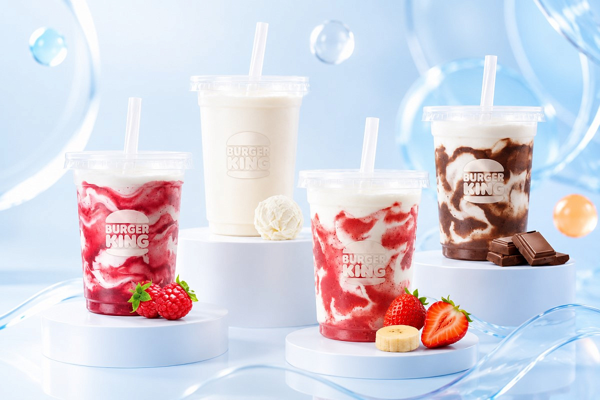 BURGER KING: аппетитные молочные коктейли